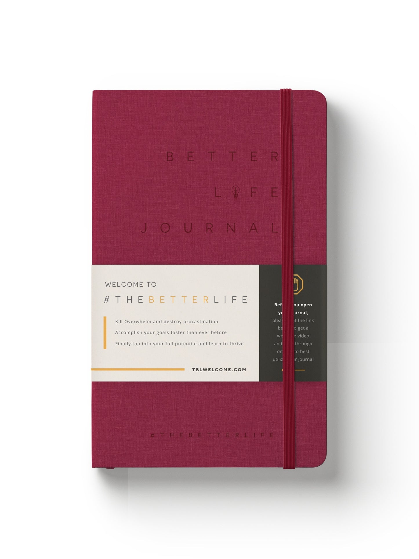 Better Life Journal (Burgandy)