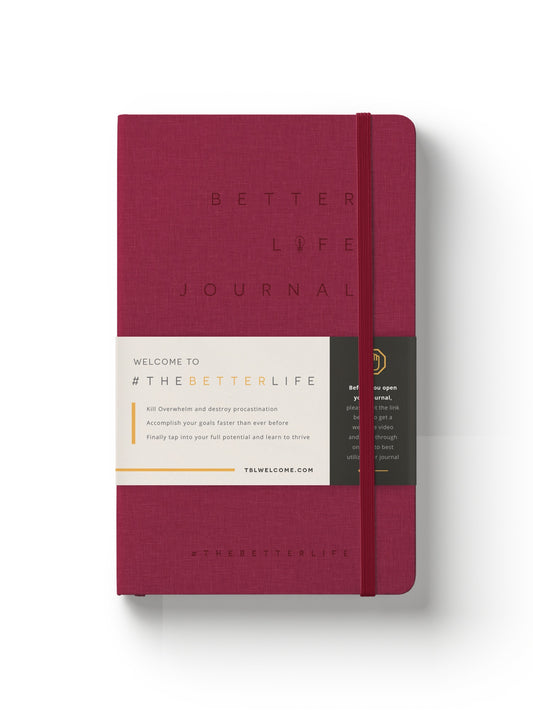 Better Life Journal (Burgandy)